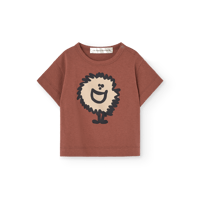 【The Animals Observatory】PANGOLIN BABY T-SHIRT Brown