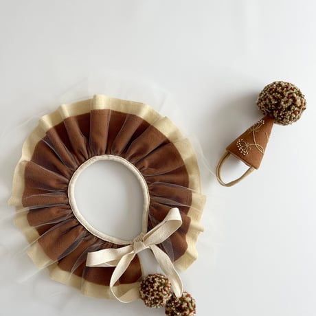 【kruhitkalove】Party hat/brown