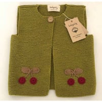 予約【babytoly】felice vest（cherry or car）