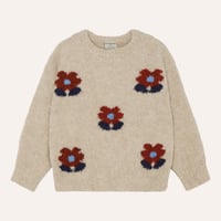 【the campamento】FLOWERS ECRU JUMPER