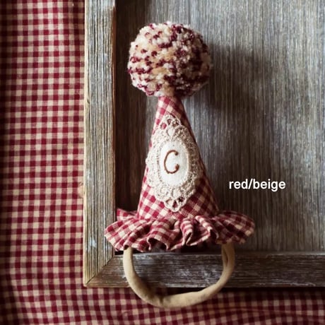 【kruhitkalove】Party hat / check