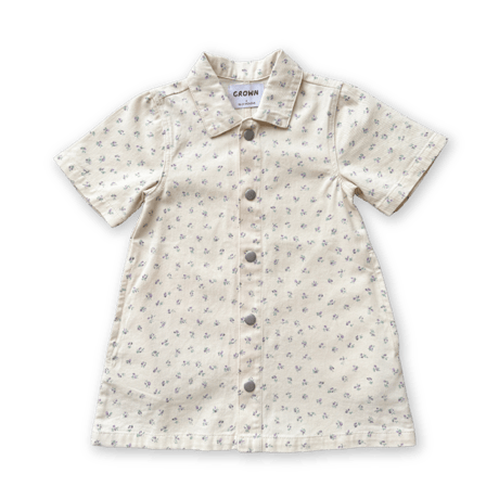 【grown】Collar Dress - Garden