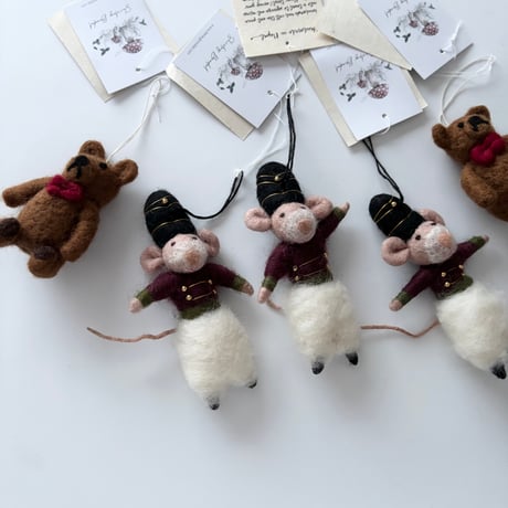 【Shirley Bredal】Mouse Nutcracker Ornament