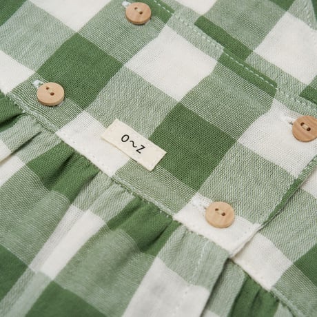 【organic zoo】Dill Gingham Sleeveless Dress