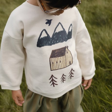 【organic zoo】Cabin Adventure Sweatshirt Undyed