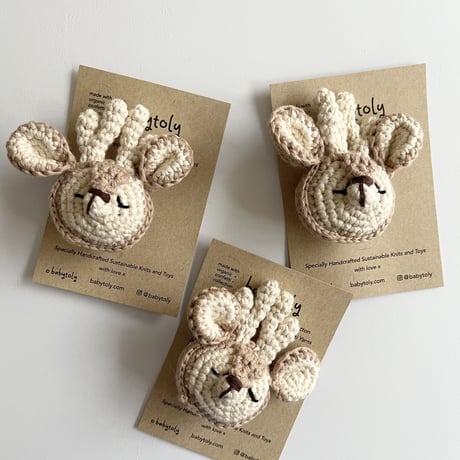 【babytoly 】 HAIR CLIP/deer sleep friend