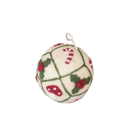 予約【Shirley Bredal】Bauble Grid Ornament with Mushroom