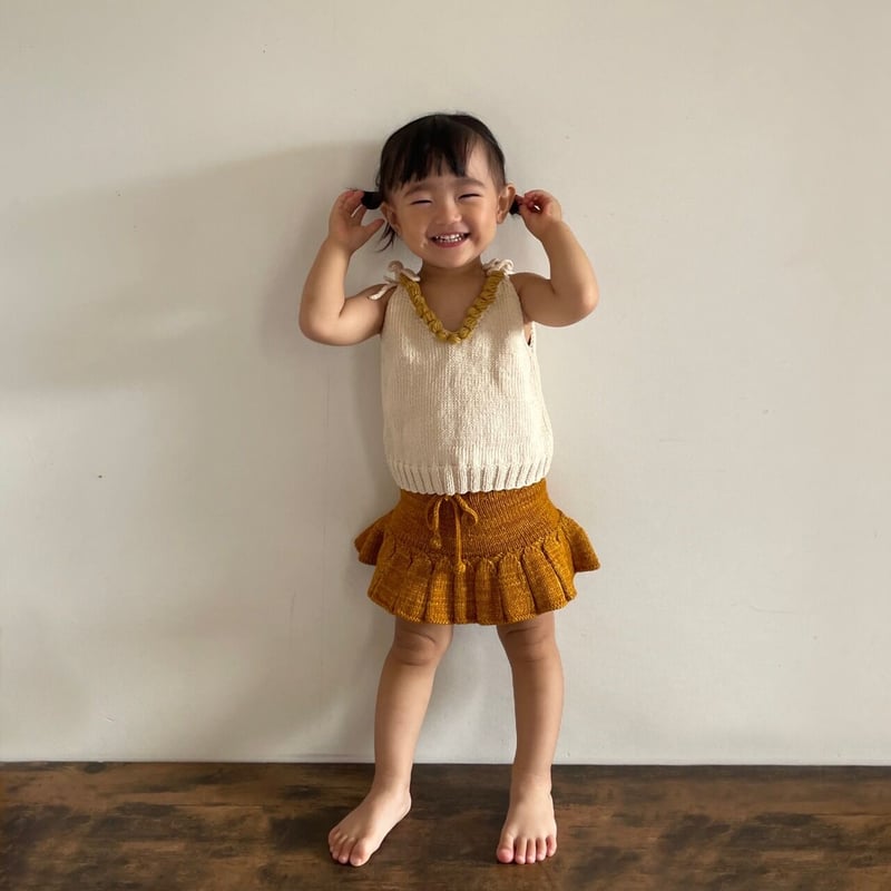 babytoly】eva knit tops w/ribbons | lana