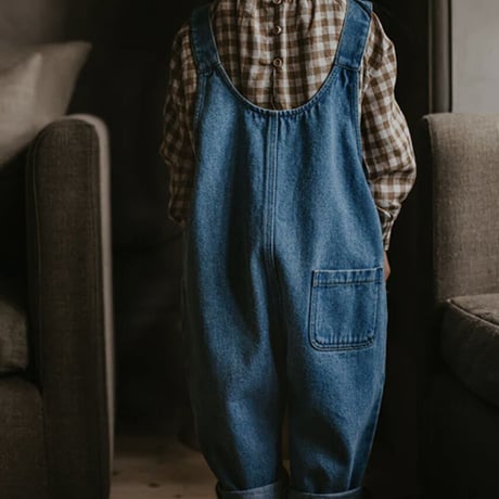 【The Simple Folk】The Oversized Denim Dungaree