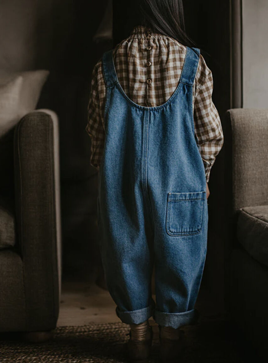 【The Simple Folk】The Oversized Denim Dungaree