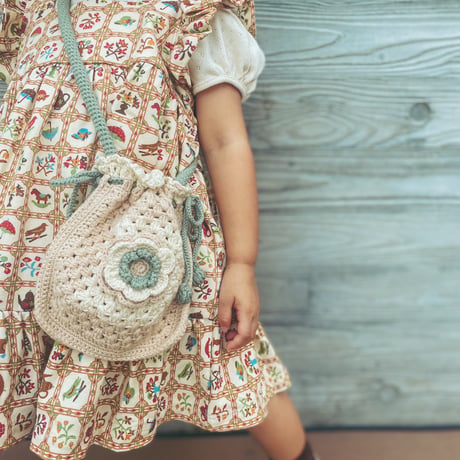 予約【babytoly×lana】blossom flower bag