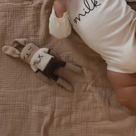 【organic zoo】Bunny Soft Toy - Milk