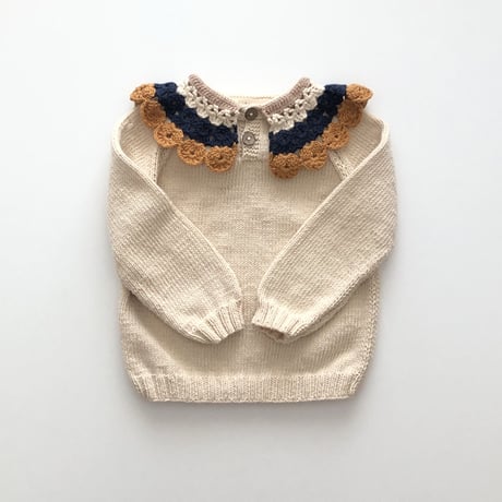予約【babytoly 】CAMILLE COLLAR sweater