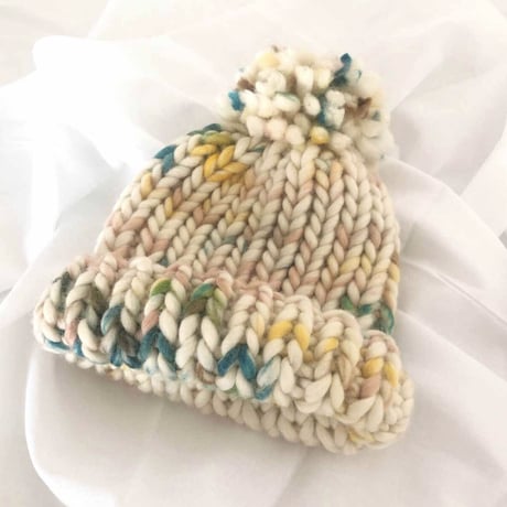 予約【babytoly 】highland wool ponpon beanie