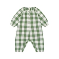 【organic zoo】Dill Gingham  Onesie
