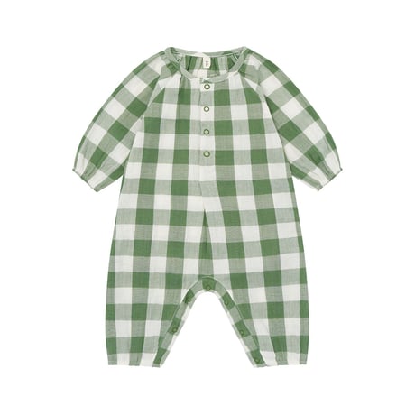 【organic zoo】Dill Gingham  Onesie