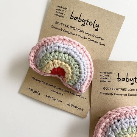 【babytoly 】 HAIR CLIP/rainbow🌈