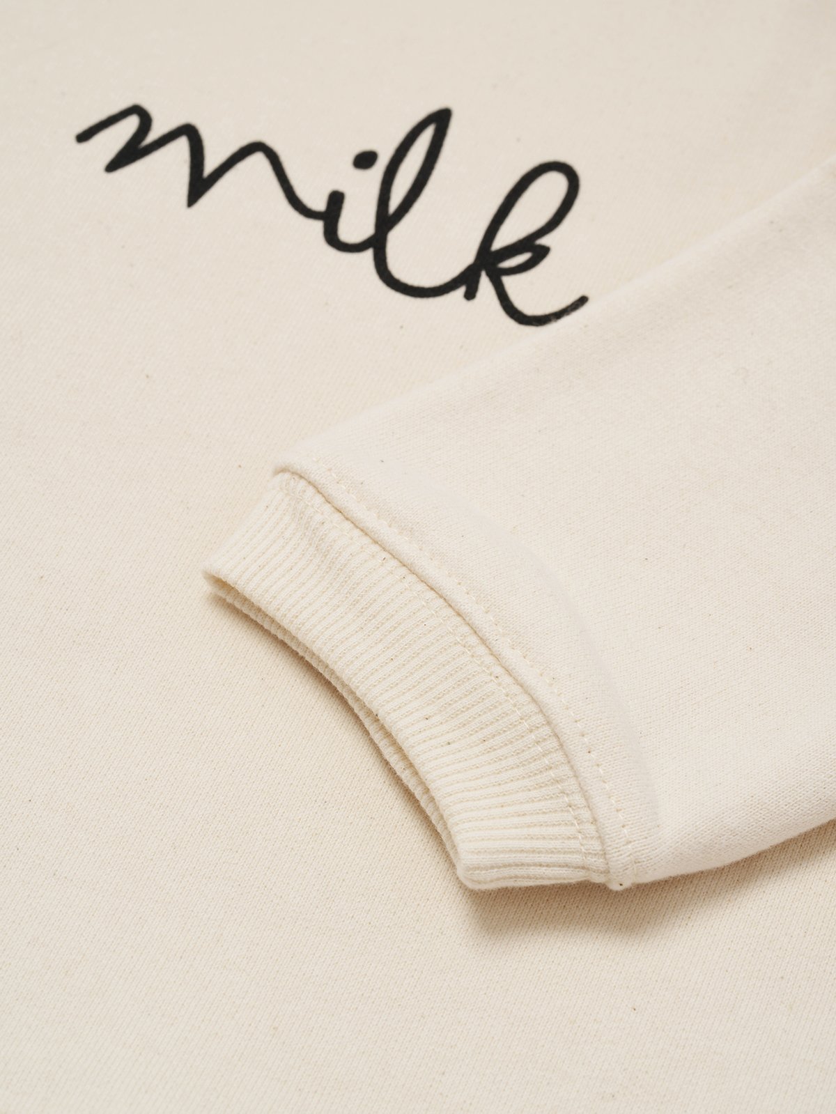 organic zoo】Milk Sweatshirt Undyed | lana