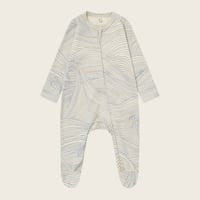 【organic zoo】Seascape Zip Sleepsuit Undyed
