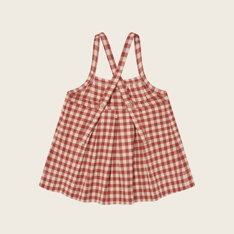 【organic zoo】Paprika Gingham Tribe Skirt