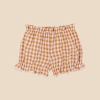 【birinit】Caramel gingham bloomer baby