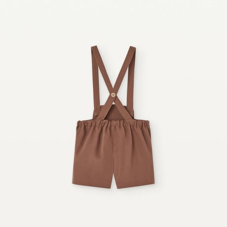 【Popelin】Terracotta panelled dungarees