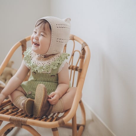 予約【babytoly】Happy Moon Crochet Collars