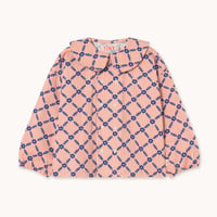 【TINYCOTTONS】FLOWER GRID SHIRT *light cream*