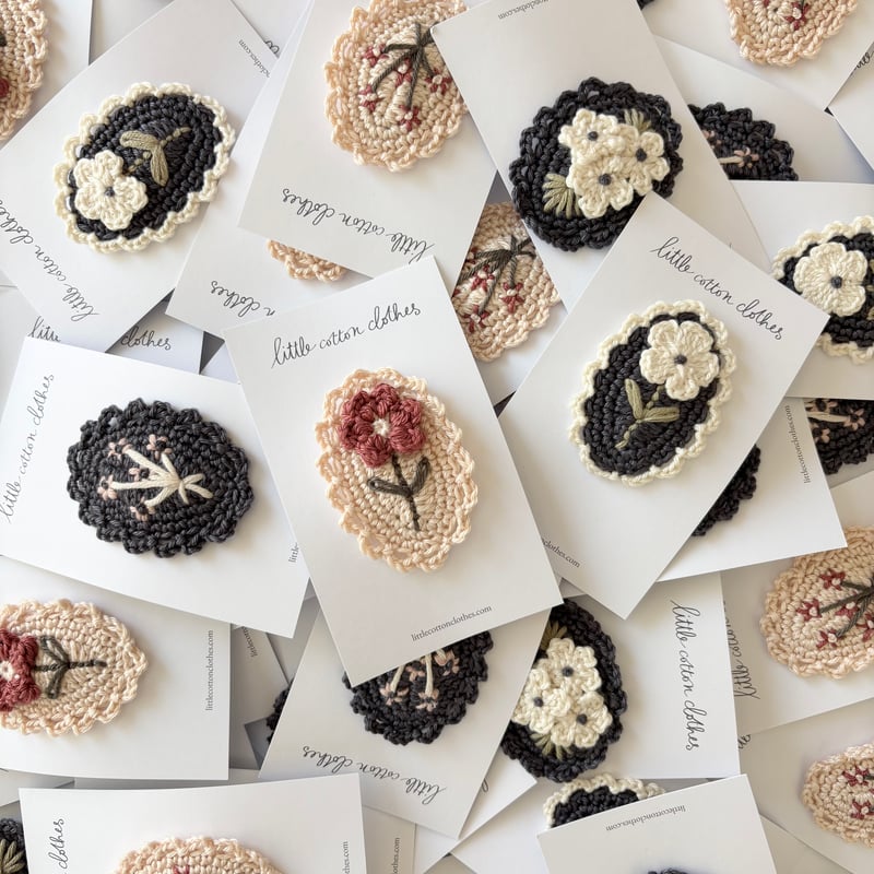 ラスト1【Little Cotton Clothes】Crochet Hair Clip Da