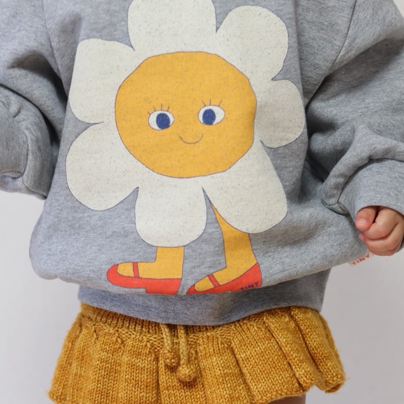 TINYCOTTONS】FLOWER GRAPHIC SWEATSHIRT *medium