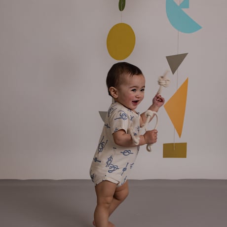 【organic zoo】Sailor Knots Short Sleeve Bodysuit
