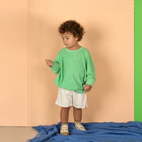 【nixnut】Basic Short/Ecru Speckle