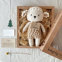 予約【babytoly 】 Crochet Lamb Doll /confetti