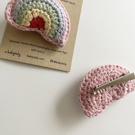 【babytoly 】 HAIR CLIP/rainbow🌈