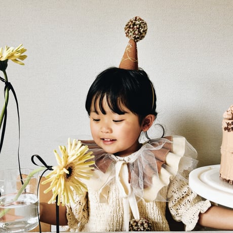 【kruhitkalove】Party hat/brown