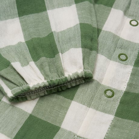 【organic zoo】Dill Gingham  Onesie