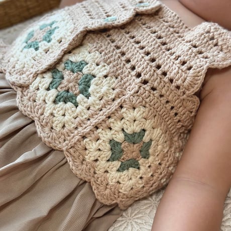 予約【babytoly 】 la peria vest /long version
