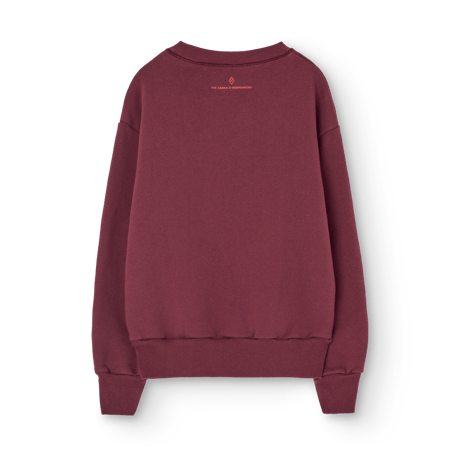【The Animals Observatory】Hearts Browned Garnet Bear Sweatshirt