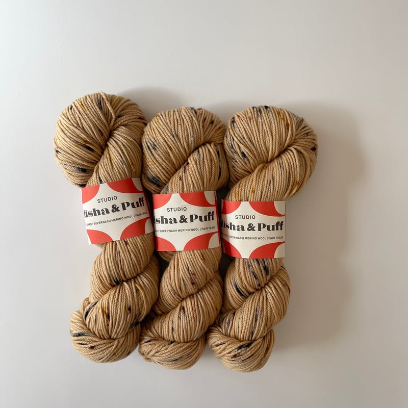 Studio Misha & Puff 】CAMEL CONFETTI / Merino W Studio Misha & Puff 】CAMEL CONFETTI / Merino W