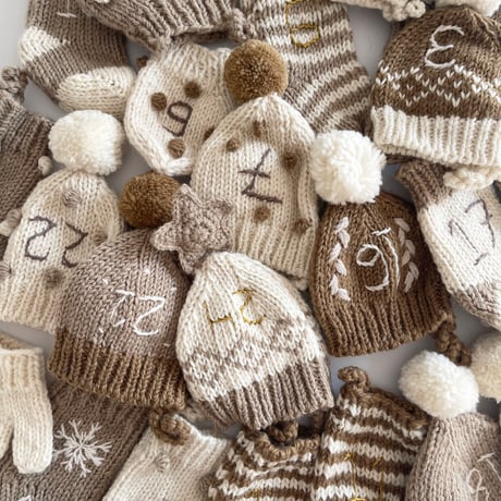 予約【Shirley Bredal】Advent Calendar - cream