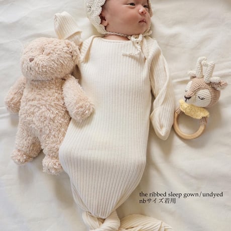 【The Simple Folk】The Ribbed Sleep Gown