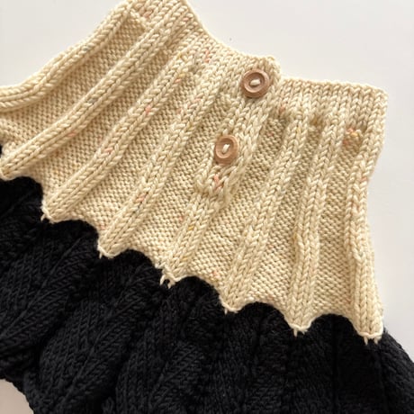 【kalinka】Dove Skirt / Natural/Black