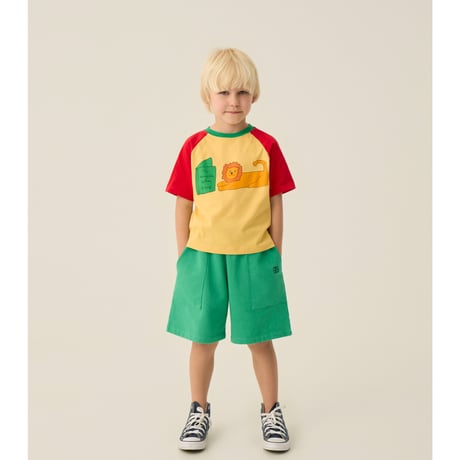 【the campamento】Green Washed Shorts