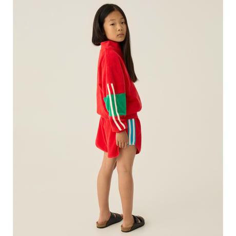 【the campamento】Red Color Block Shorts