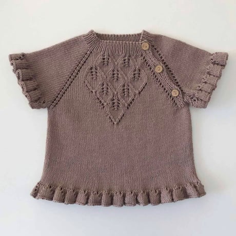 予約【babytoly 】ruffle blouse