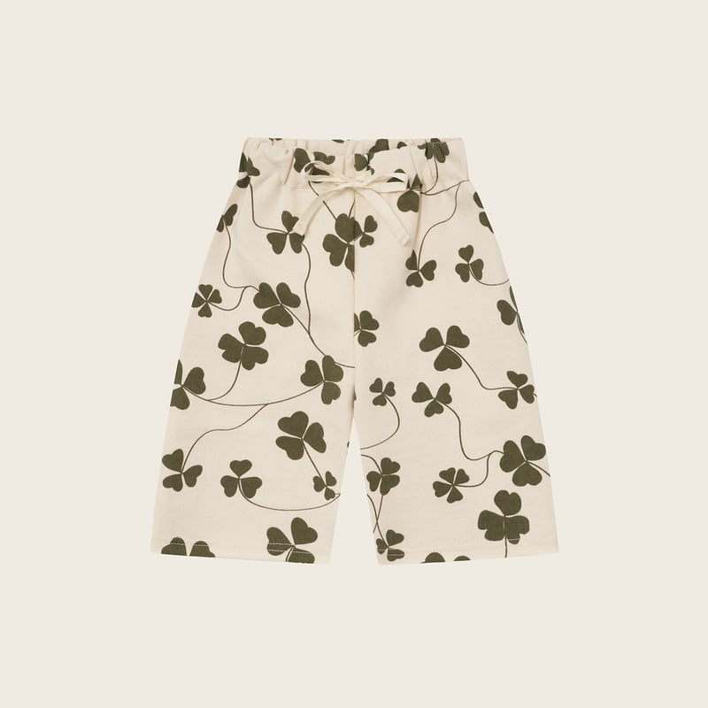 organic zoo】Clover Wide Leg Pants Undyed | lana