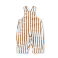 【grown】Everyday Organic Overalls - Stacked Pebble