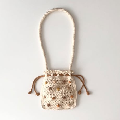 予約【babytoly×lana 】confetti// rainbow popcorn pouch bag