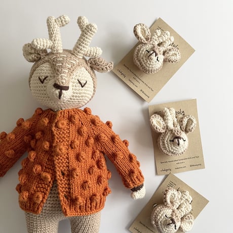 【babytoly 】 HAIR CLIP/deer sleep friend