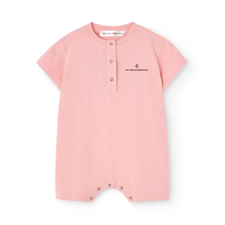 【The Animals Observatory】GOOSE BABY JUMPSUIT Soft Pink